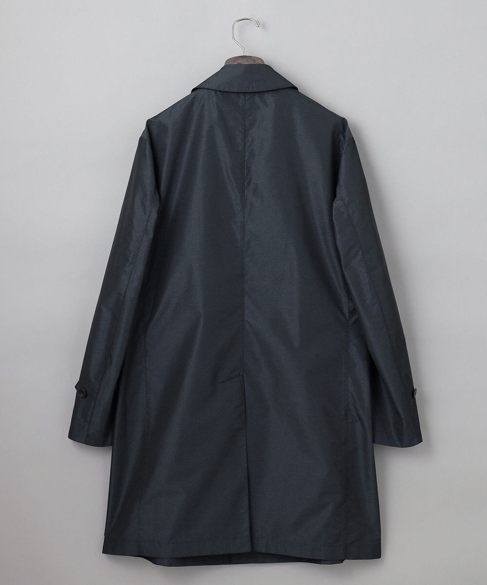 GOTAIRIKU ダウンライナー装着可【半裏仕様でより軽量】メランジシャンブレー ステンカラースプリングコート 