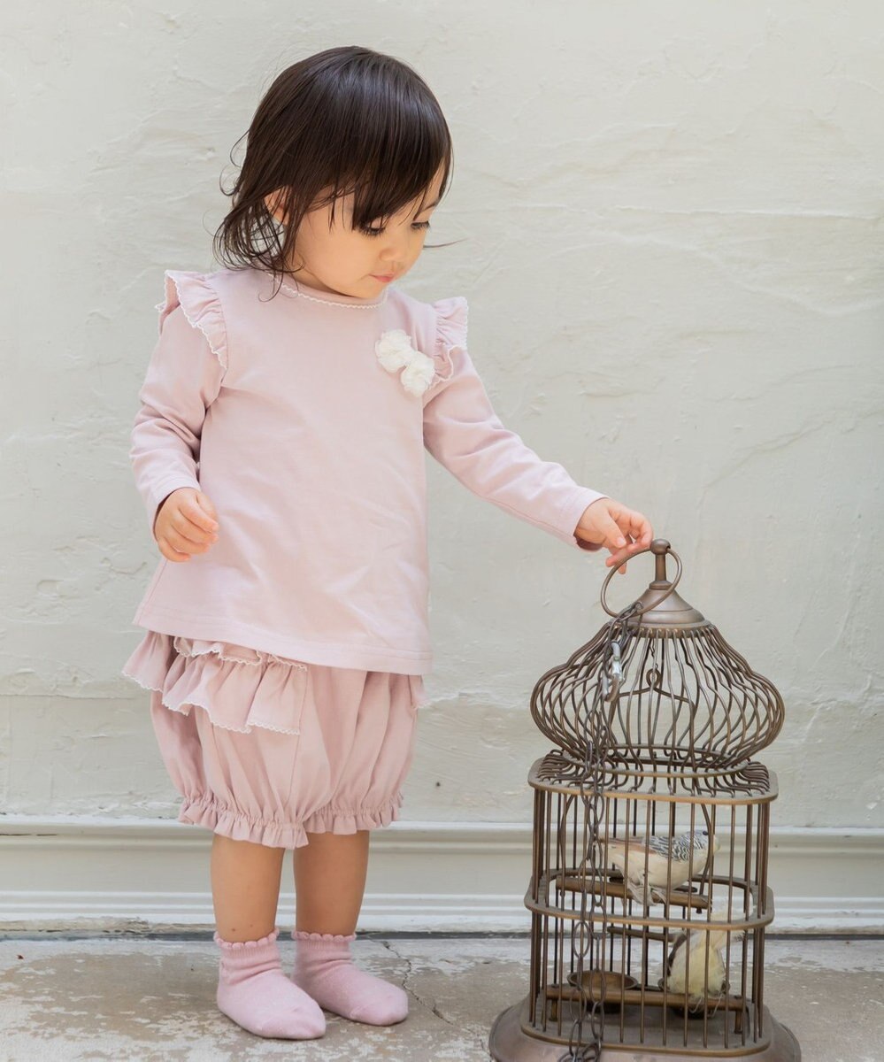 組曲 KIDS 【80~100㎝】ベビーフラワー Tee 