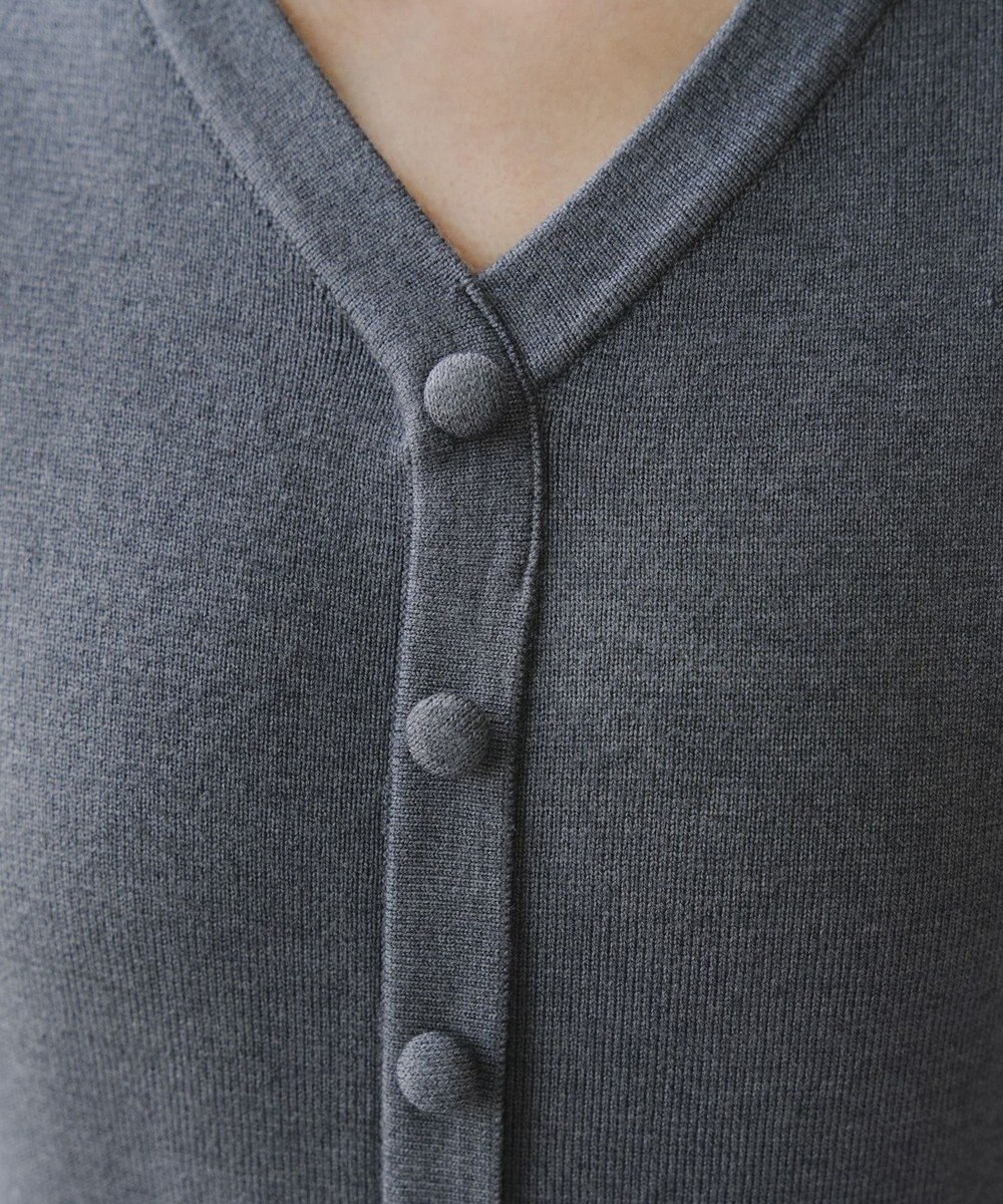 Tiaclasse 【洗える】くるみ釦ニットワンピース 