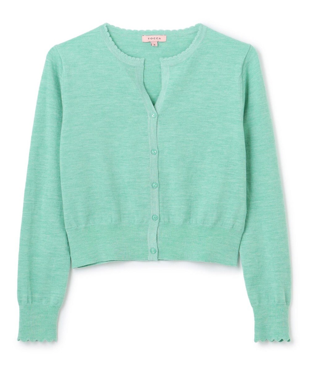 TOCCA 【洗える】WAVE CARRENT CARDIGAN カーディガン 