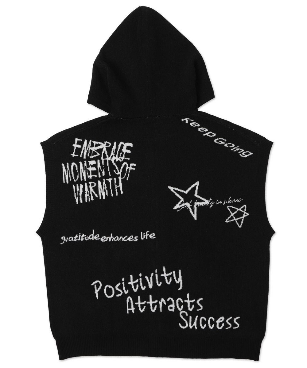 WEGO 【ユニセックス着用ITEM/MLサイズ展開】ジャガードノースリジップパーカー 