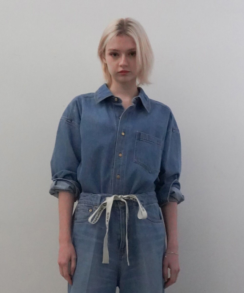 GRACE CONTINENTAL 10ozムラ糸デニムシャツ 