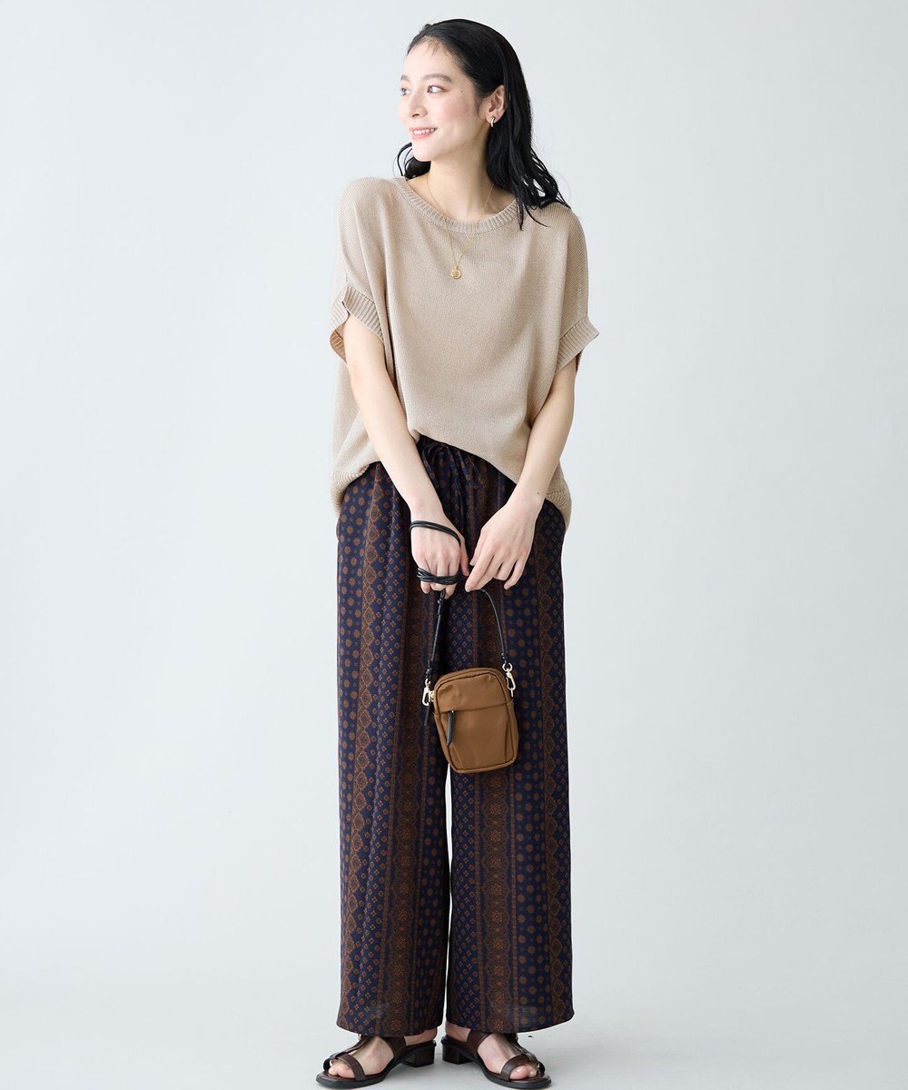 ANY ラミータッチオーバーニット 