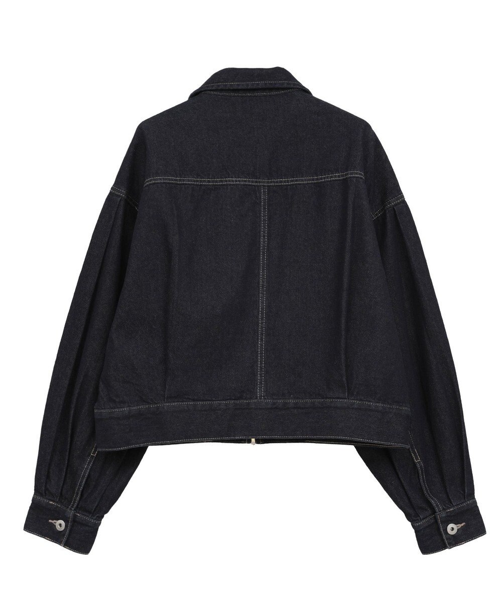 earth music&ecology ショートジップデニムジャケット 