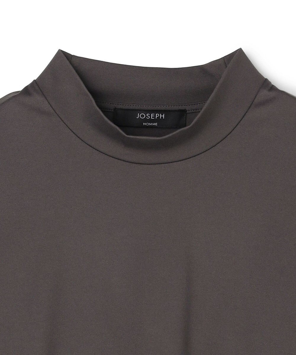 JOSEPH HOMME 新色追加【高機能素材】ハイゲージベアスムース　モックネック長袖Ｔシャツ 