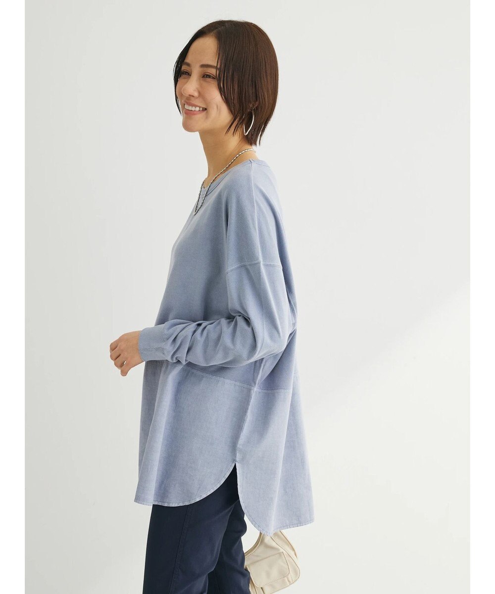 Green Parks ピグメントドッキングスリットデザインチュニック 