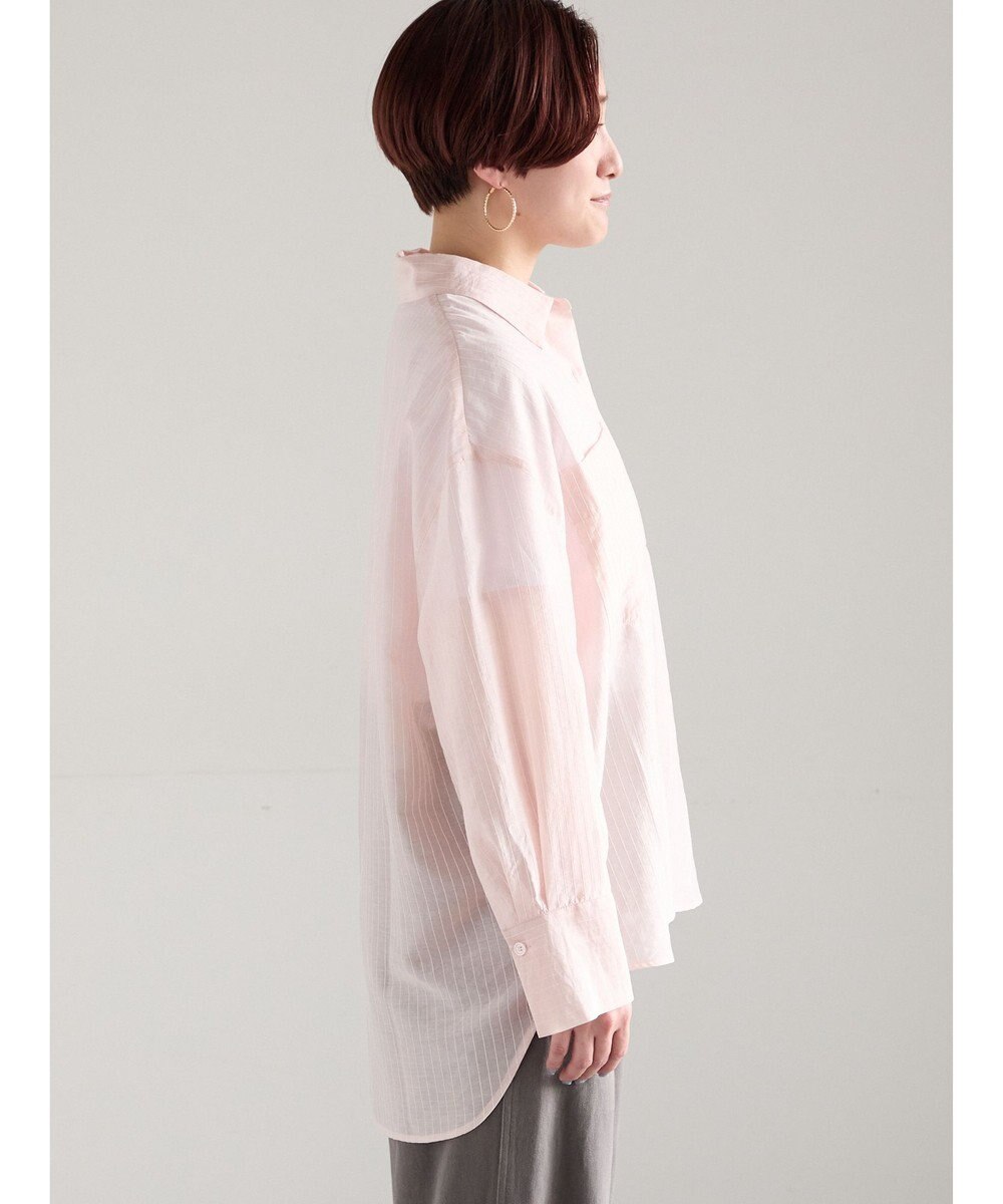 Te chichi シアーストライプシャツ 