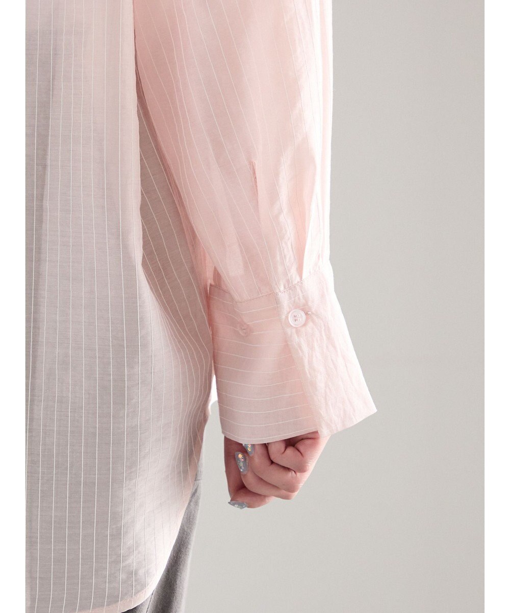 Te chichi シアーストライプシャツ 