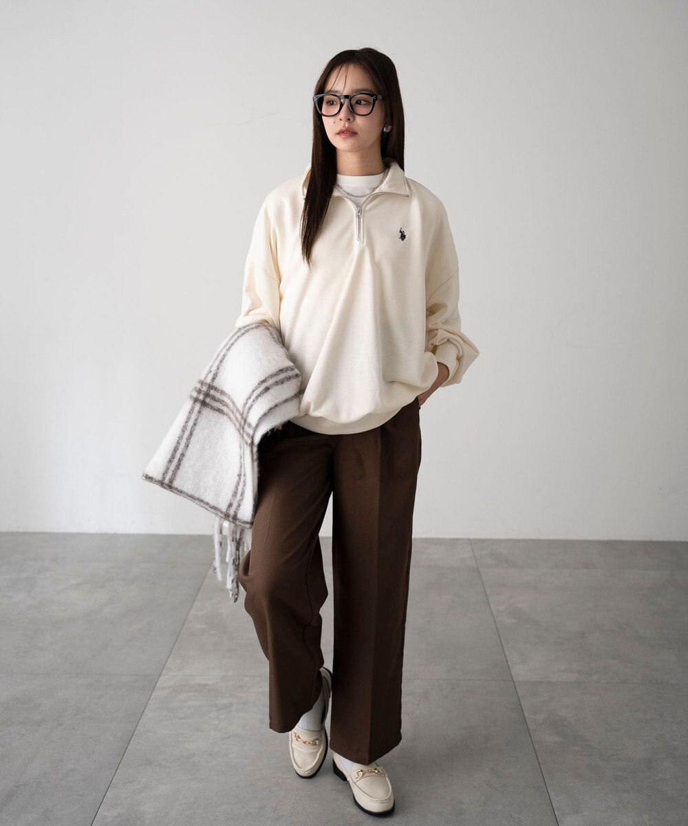 WEGO 【WEB限定/25年秋冬新作/ユニセックス着用ITEM】別注USPOLOハーフZIPPO 