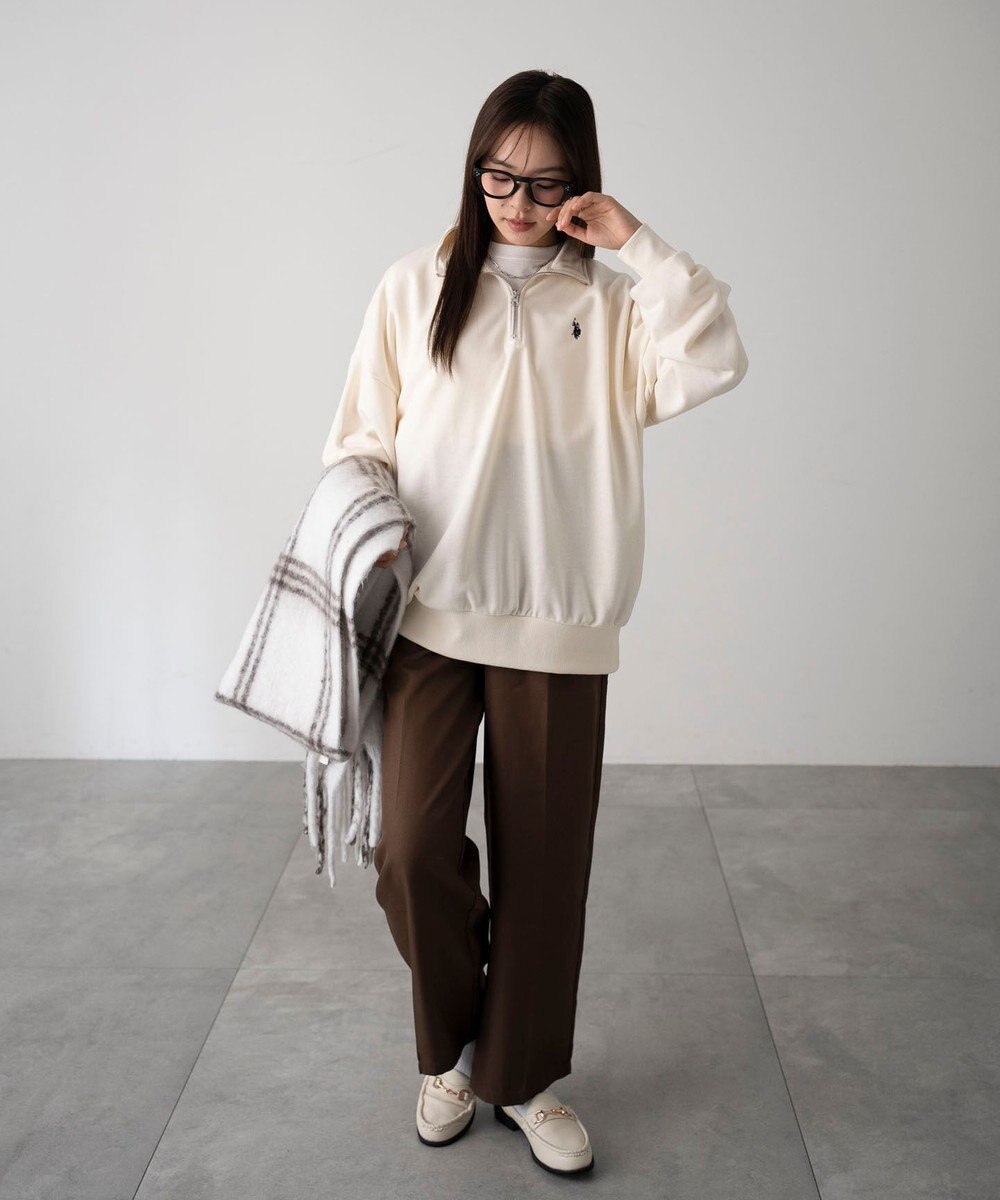 WEGO 【WEB限定/25年秋冬新作/ユニセックス着用ITEM】別注USPOLOハーフZIPPO 