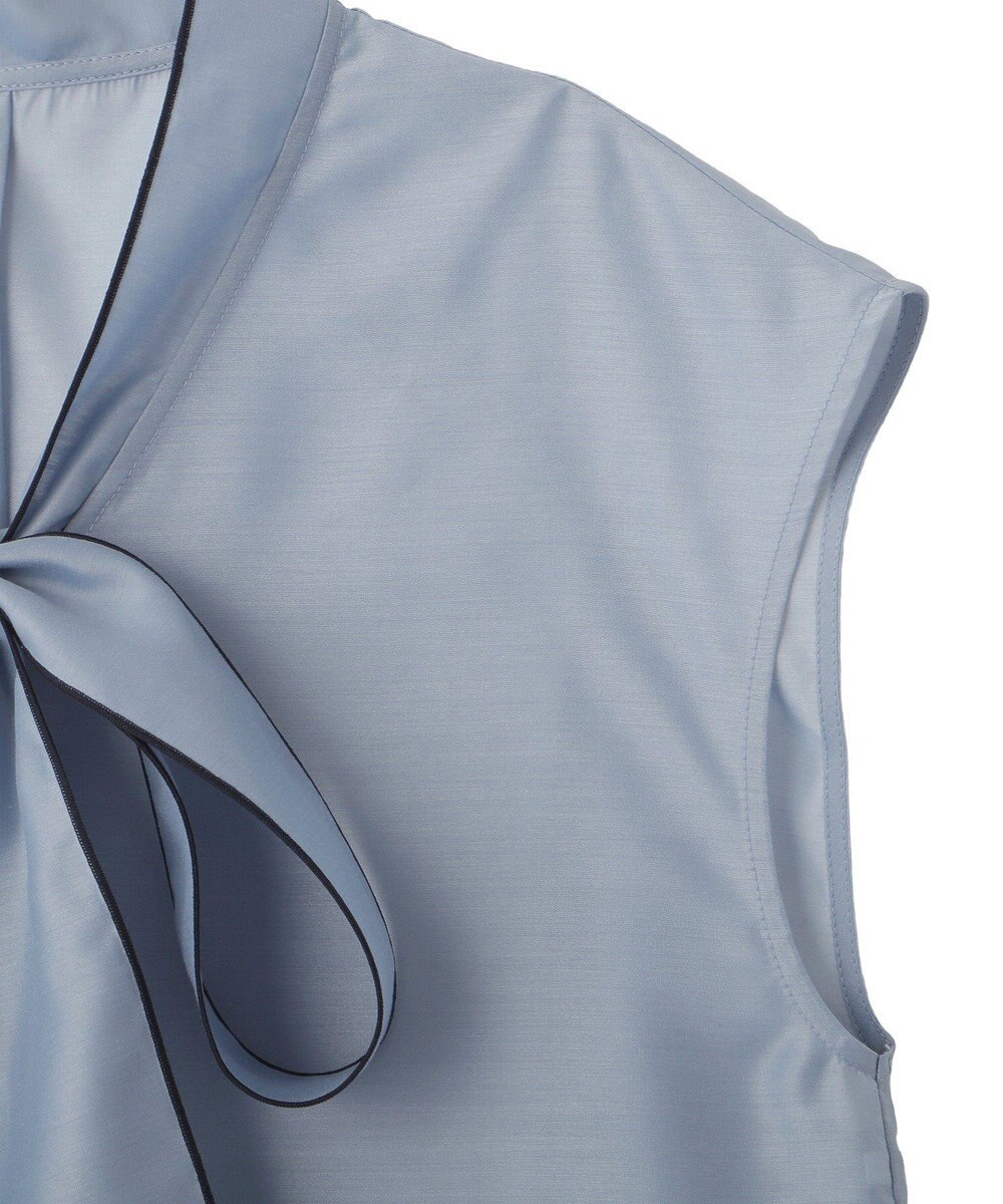 YECCA VECCA シアーボウタイブラウス 