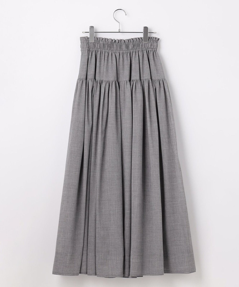 #Newans 【高山都さんコラボ】ダブルギャザーロングスカート 