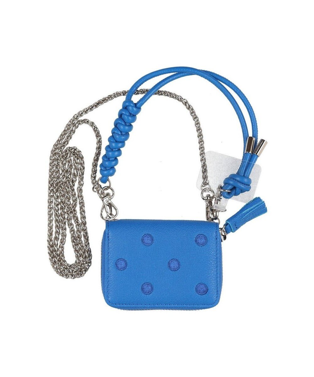 UNBILLION ペルケ perche / ドット刺繍ジャバラチャームウォレットショルダー 