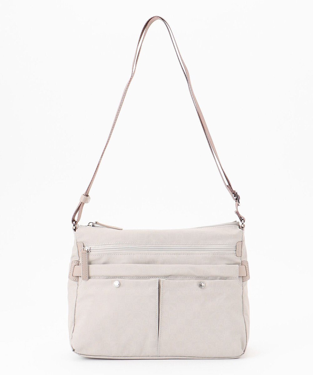 LA BAGAGERIE モノグラム　スクエアナイロンショルダー　Mサイズ 