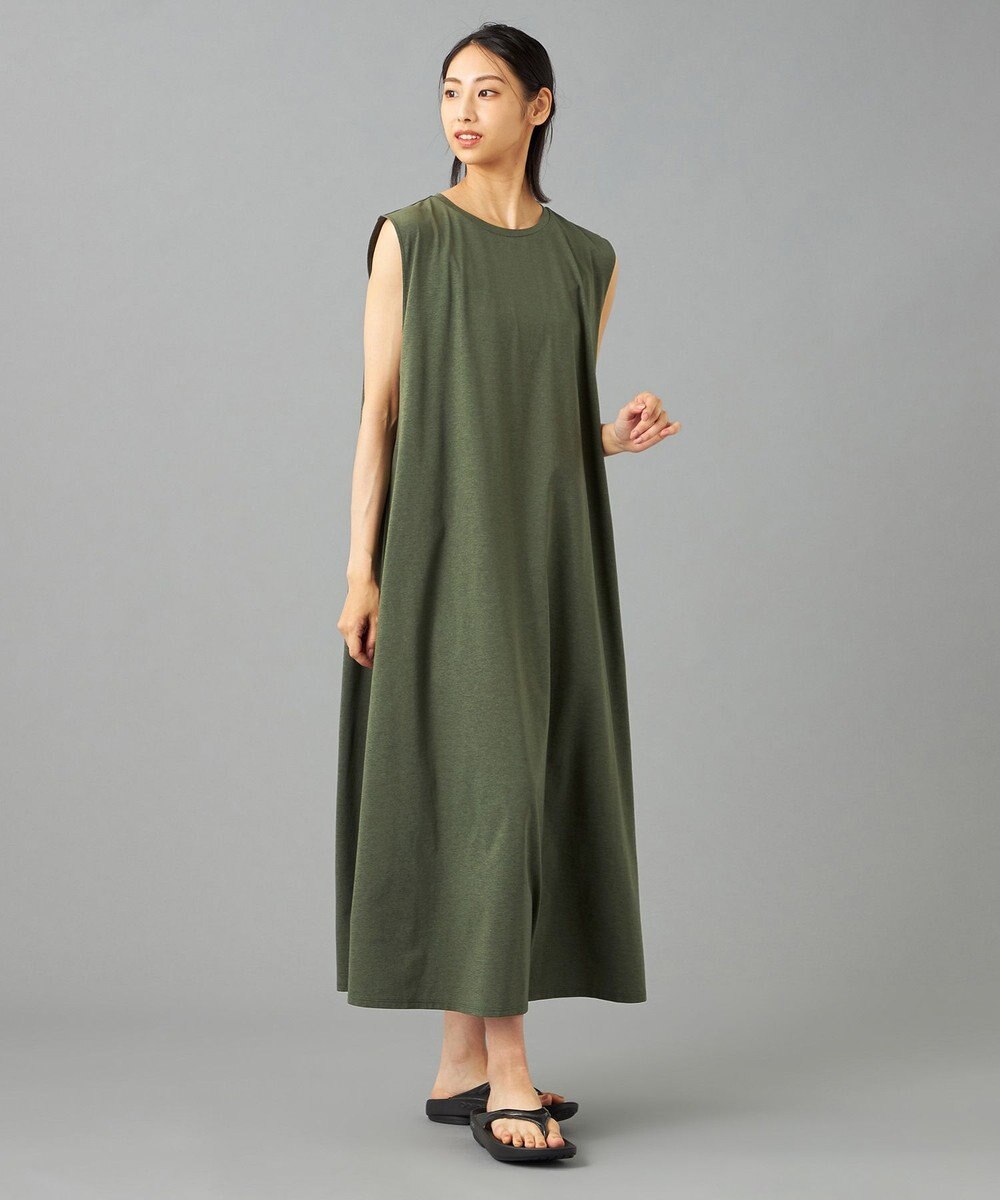 Chacott Chacott BALANCE EasyCare+ タックワンピース 