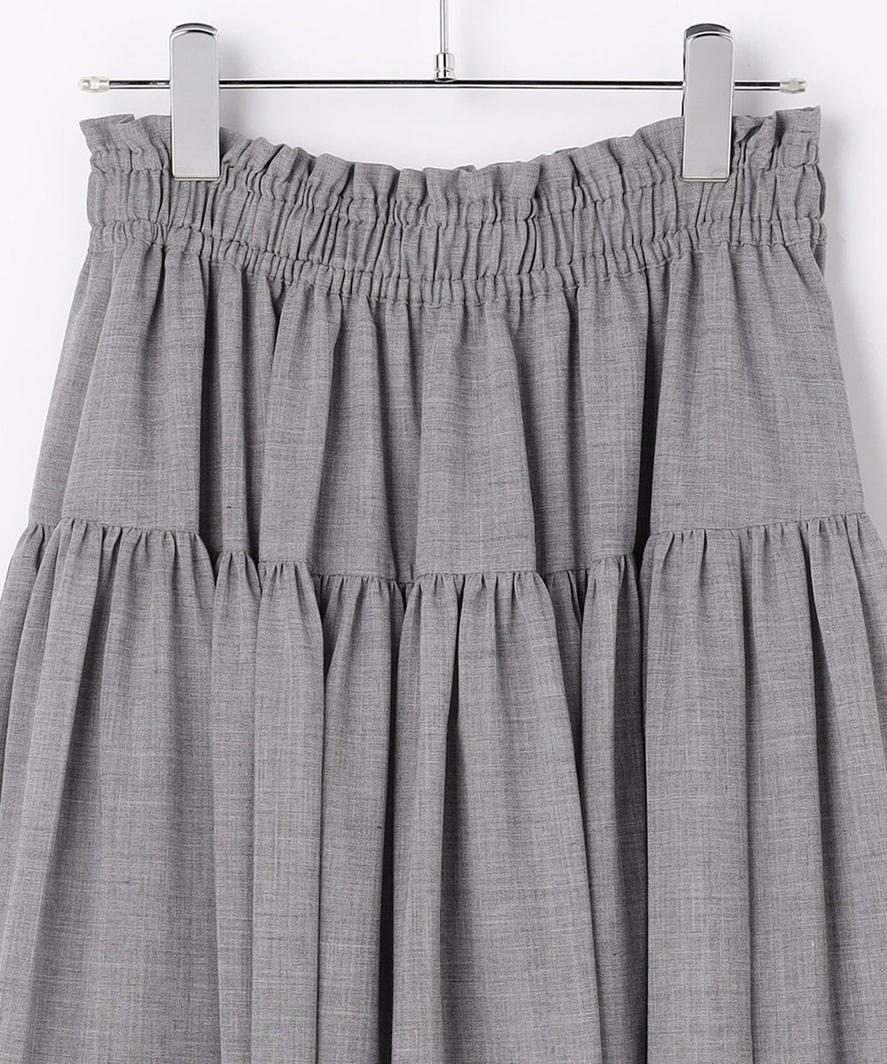 #Newans 【高山都さんコラボ】ダブルギャザーロングスカート 