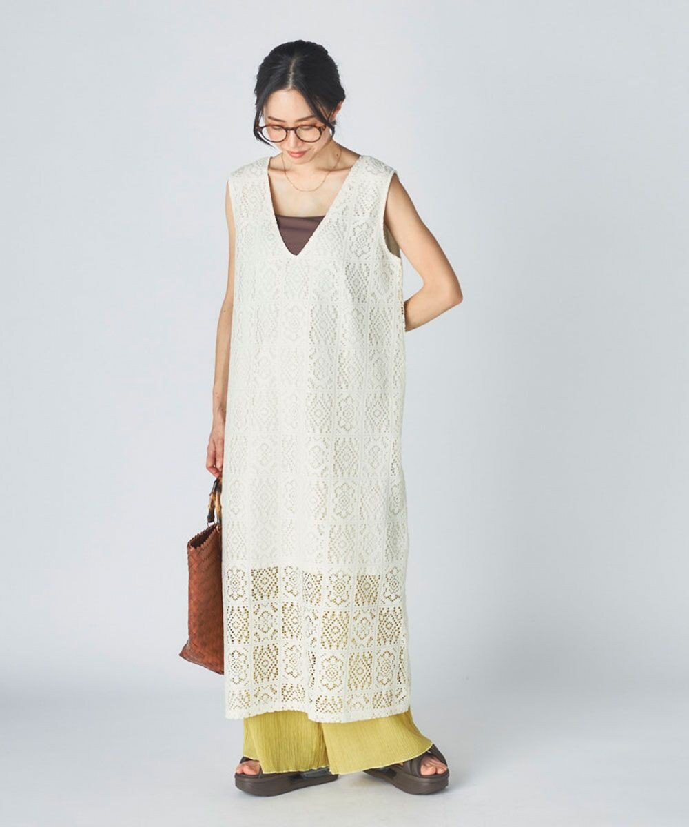 OP／FILA 【Ocean Pacific】レースノースリーブトップス 