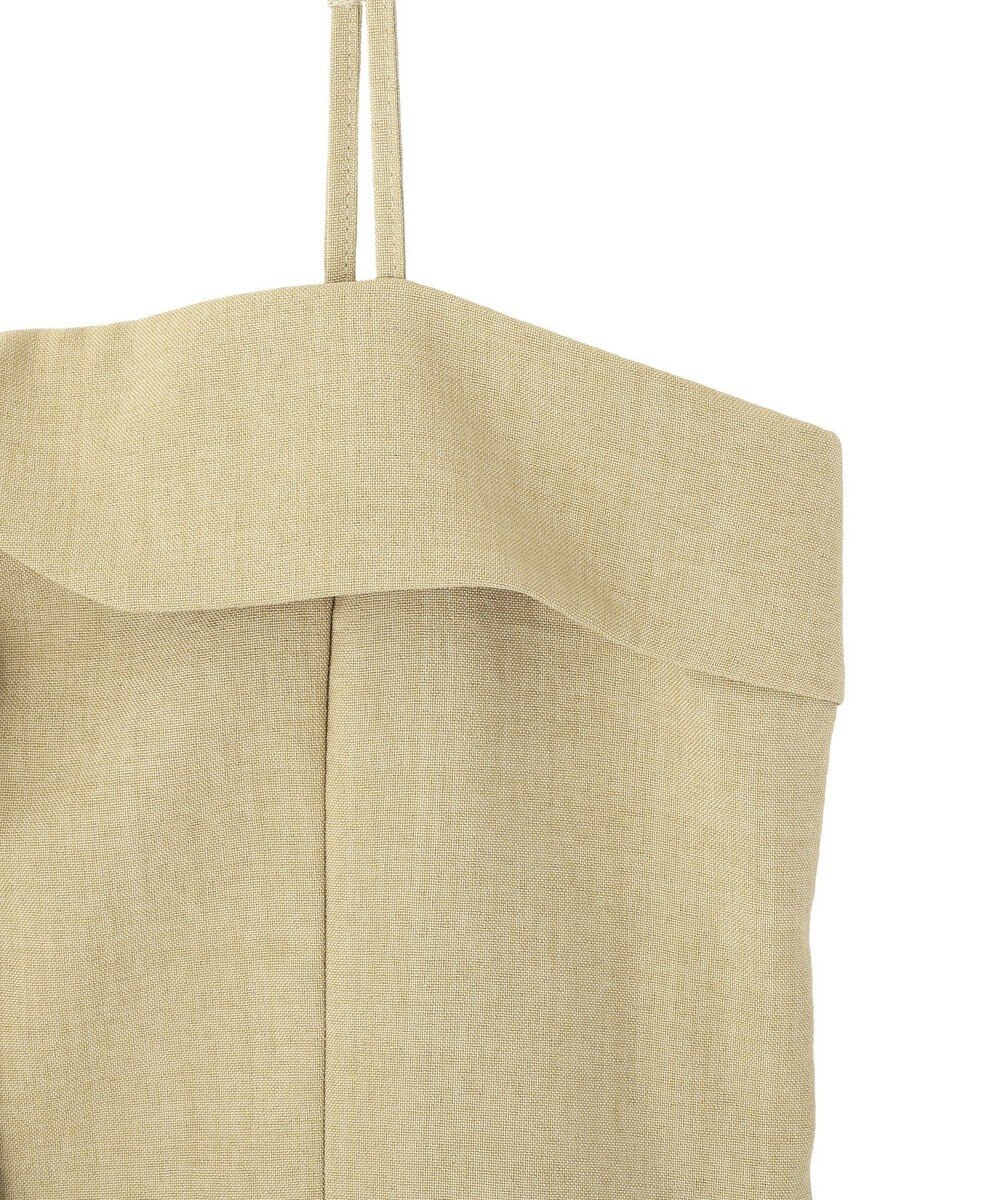 earth music&ecology 【セットアップ対応】フラップボタンビスチェ 