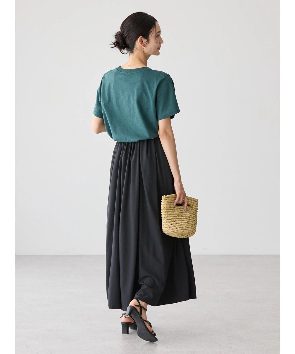 AMERICAN HOLIC イージーケア＋接触冷感ウエストタックフレアスカート 