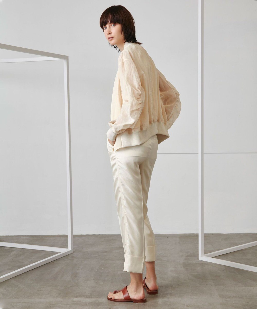 BEIGE， CARO / クロップドパンツ 