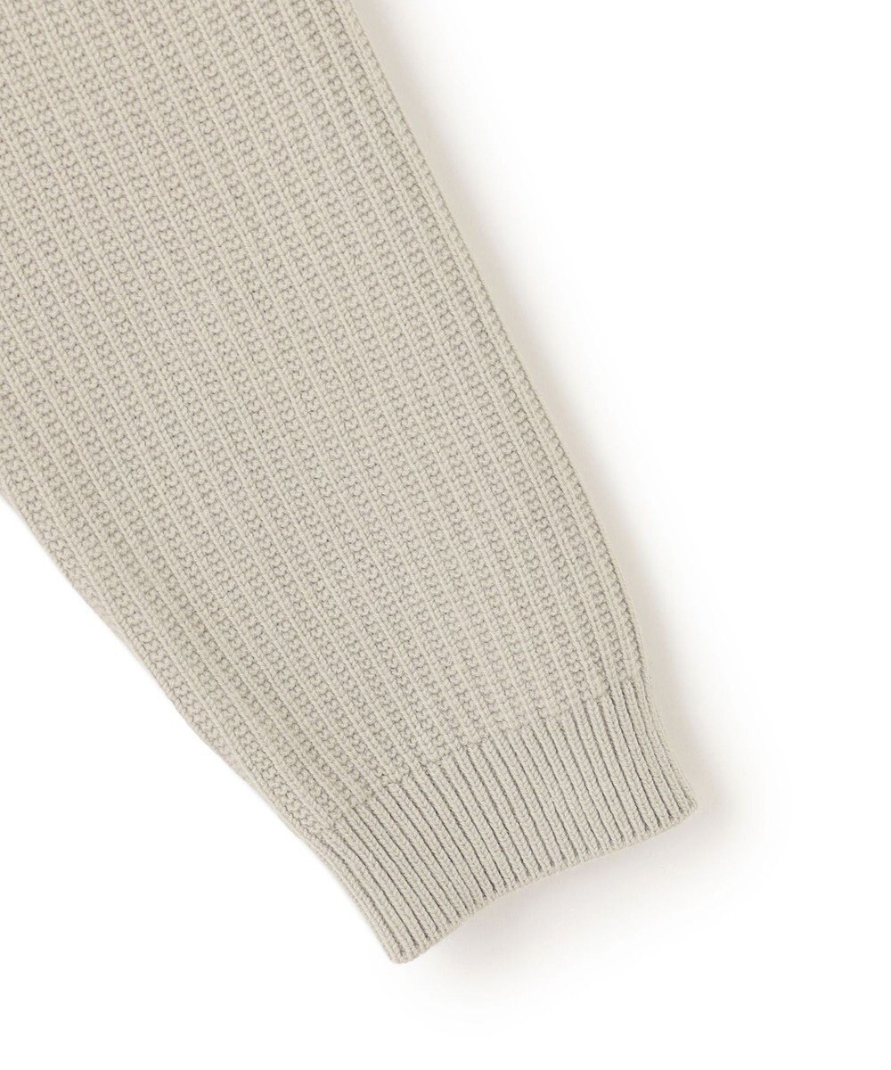 JOSEPH HOMME エアリーシープコットン / ヘンリーネックニット 