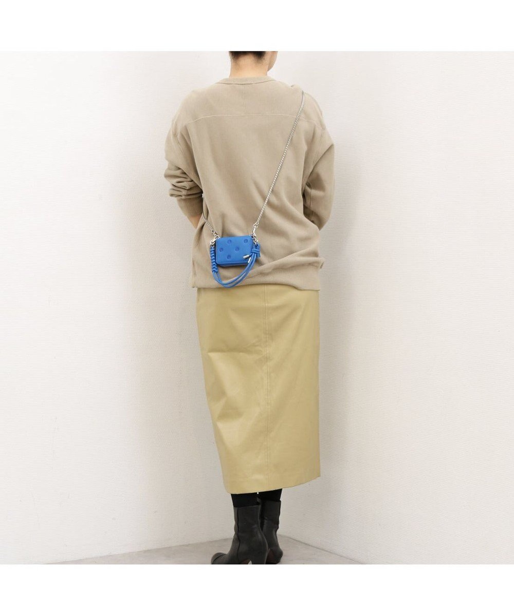 UNBILLION ペルケ perche / ドット刺繍ジャバラチャームウォレットショルダー 