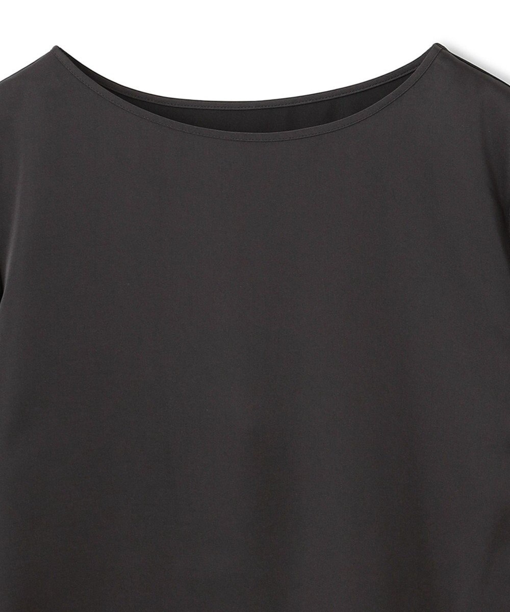 UNFILO サテン レイヤードブラウス 