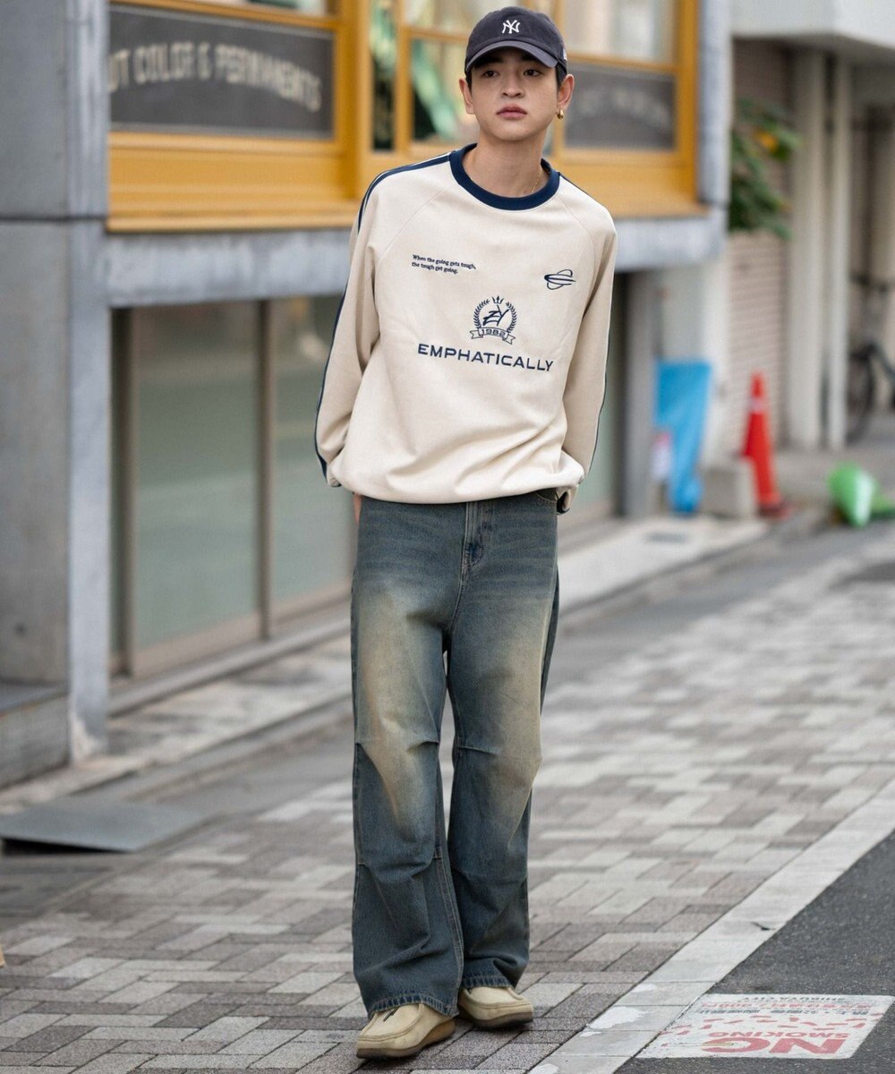 WEGO 【ユニセックス着用ITEM】フェイクスウェードゲームプルオーバー 