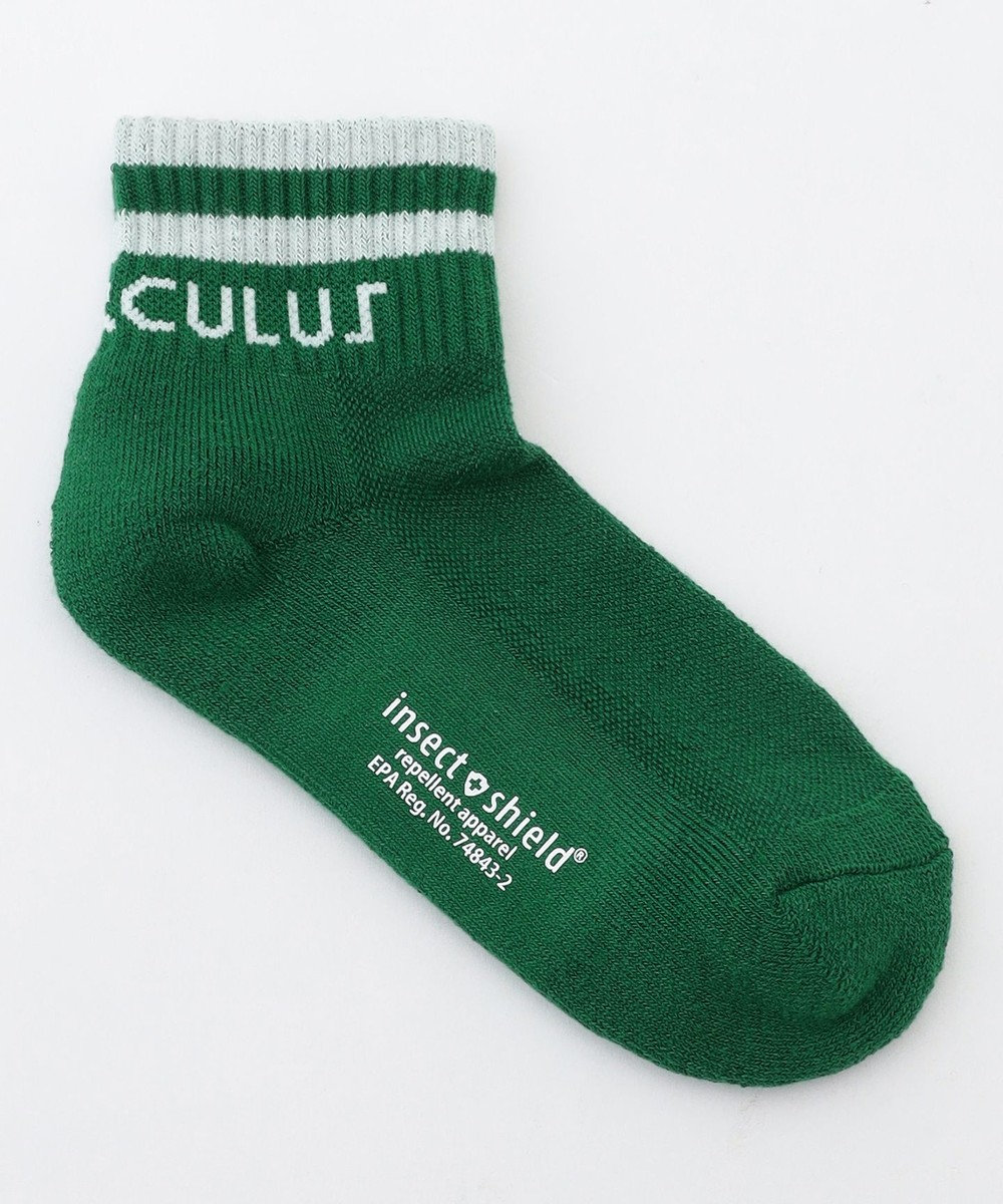 PW CIRCULUS 【虫よけ加工】【WOMEN】ラインソックス ショート丈  ゴルフウェア レディース 