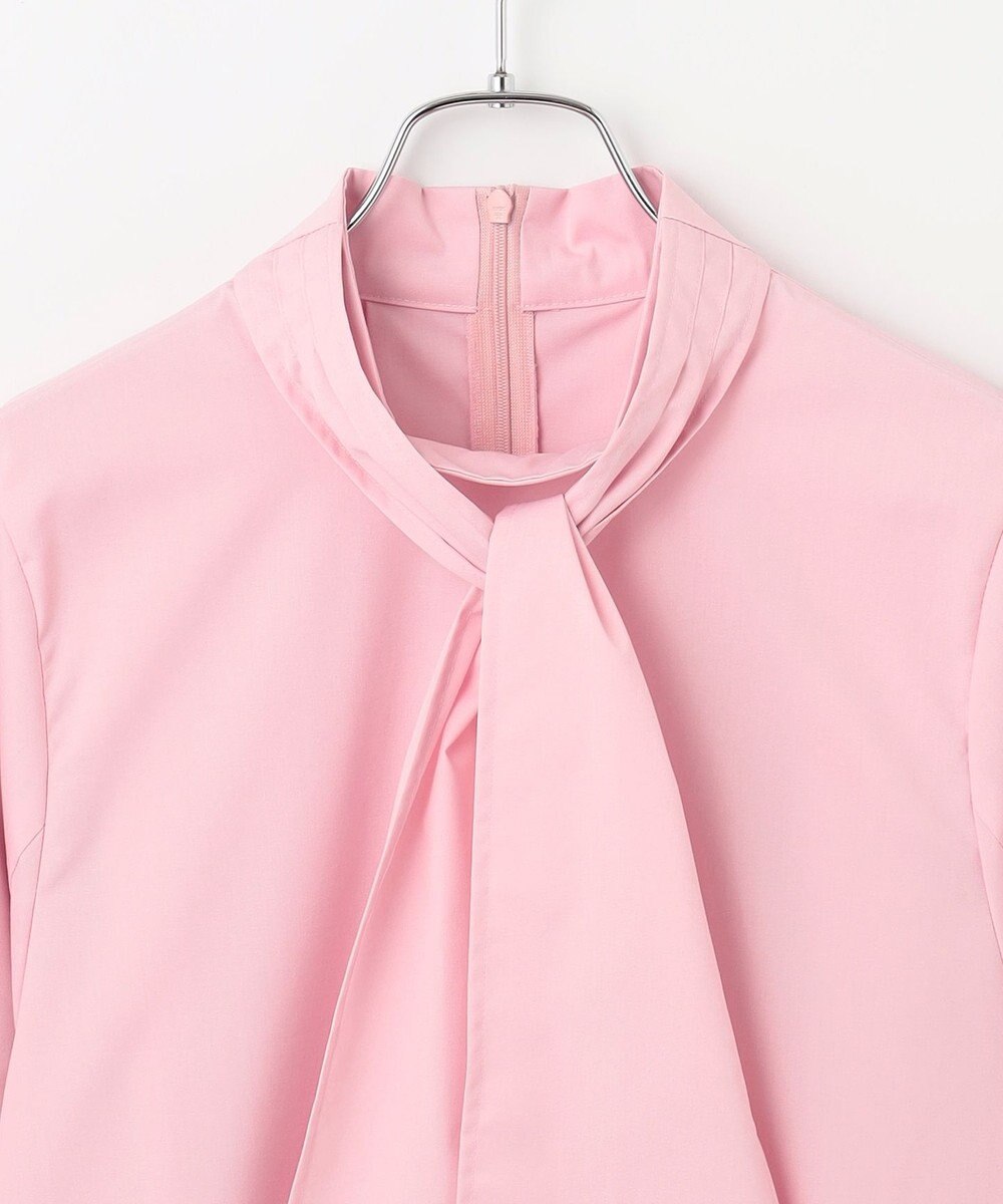 #Newans 【アイロンいらず】リボンタイブラウス 