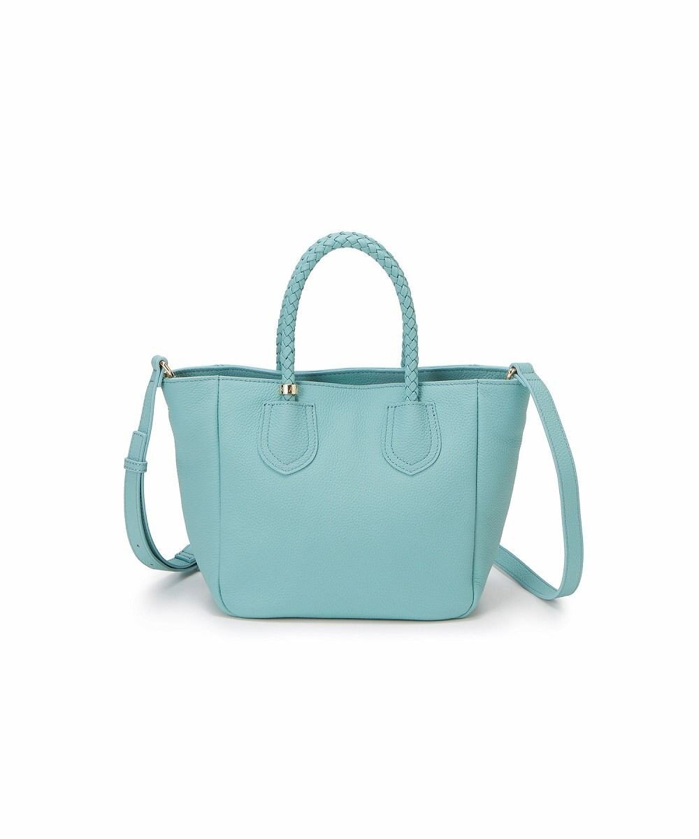 TOPKAPI 【ドラマ着用】【TREASURE TOPKAPI】シュリンクレザー メッシュハンドル ショルダー付き ミニ トート バッグ 