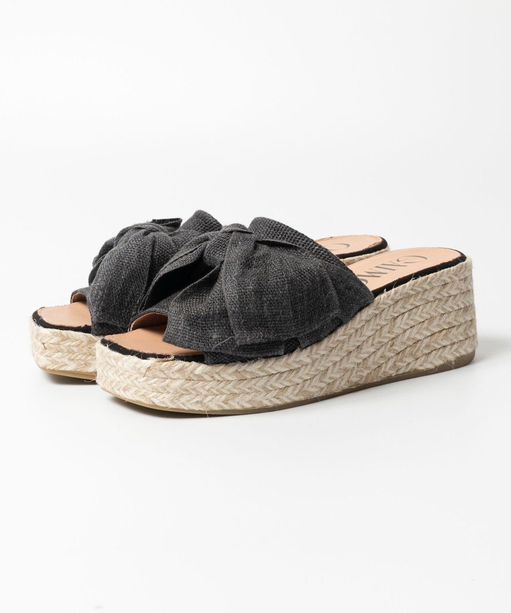 gaimo 【GAIMO/ガイモ】リネンリボン付きジュート厚底サンダル/CELIA-RS 