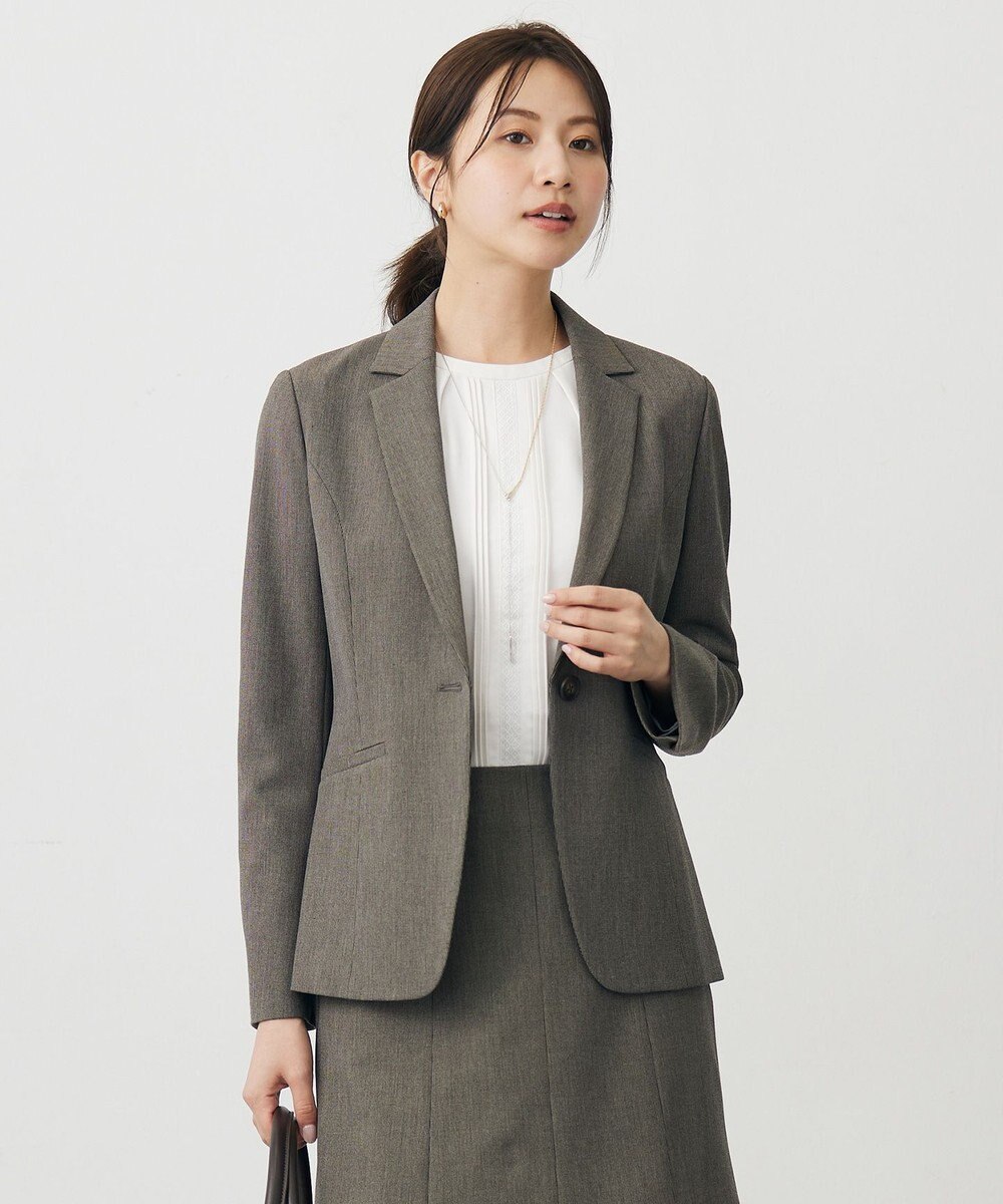 J.PRESS LADIES T/Rアルガンシルク テーラード ジャケット 