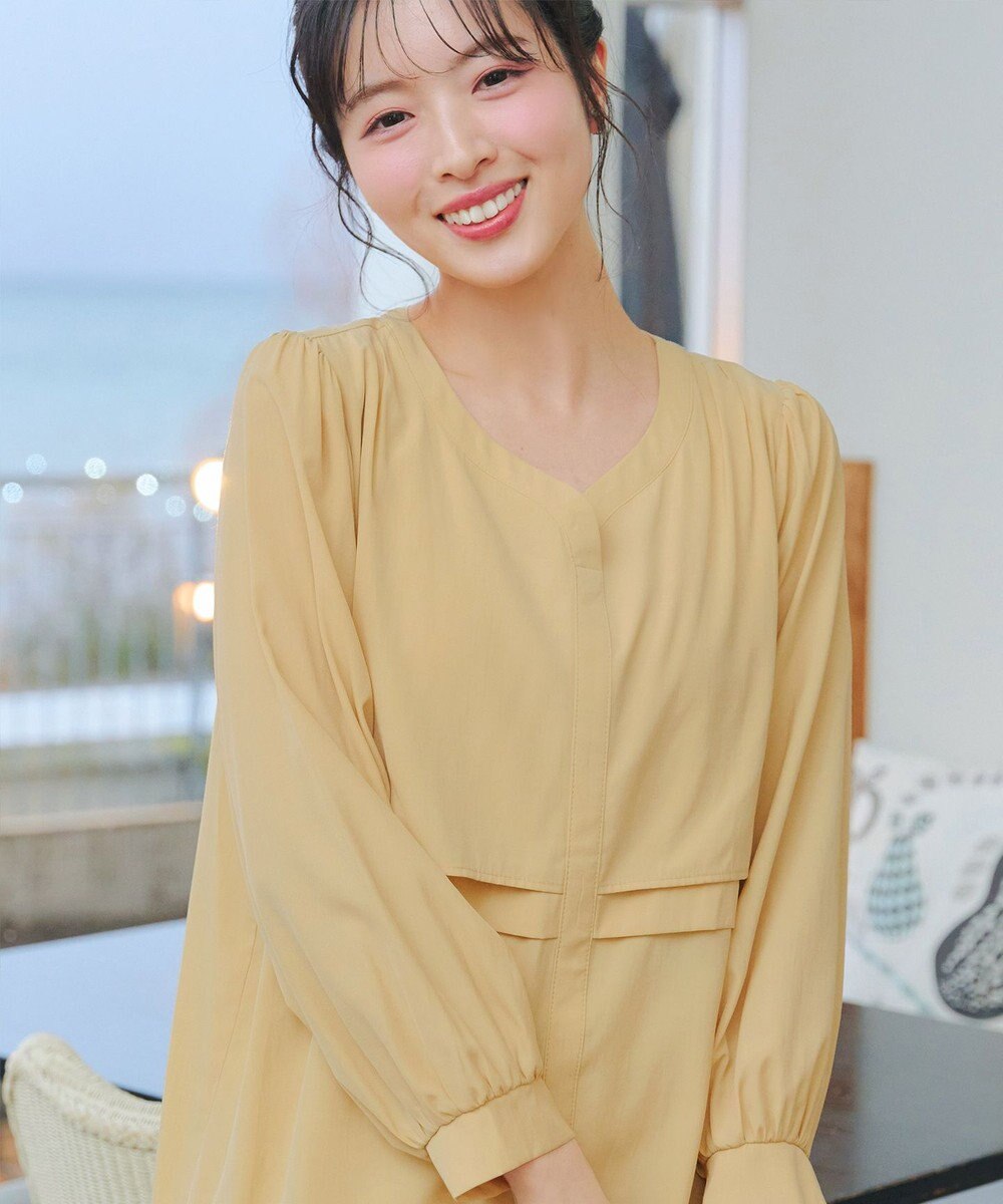 Tiaclasse L レイヤードデザインブラウス 