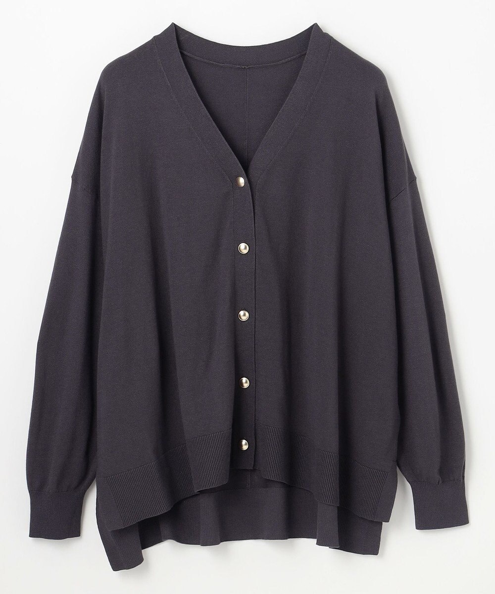 ANY L ゆるＶネックカーディガン 