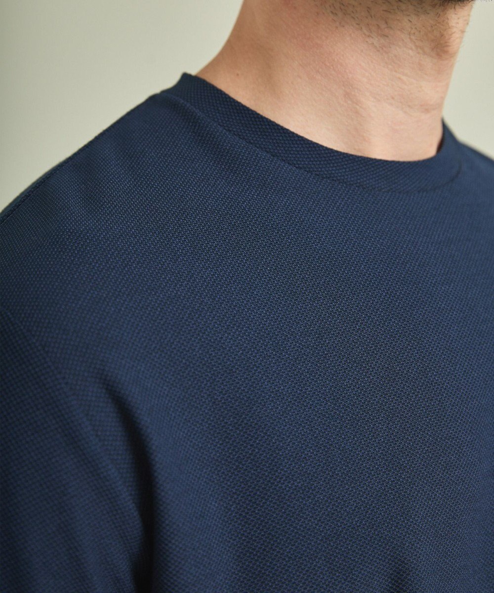 GOTAIRIKU 仕事で着られるTシャツ【サラサラ/よれにくい/透けにくい】キレイめ 鹿の子 ビズTシャツ 