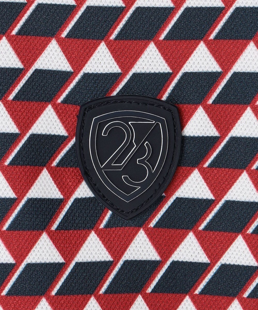 23区GOLF 【MEN】フラッグ総柄長袖ポロシャツ 