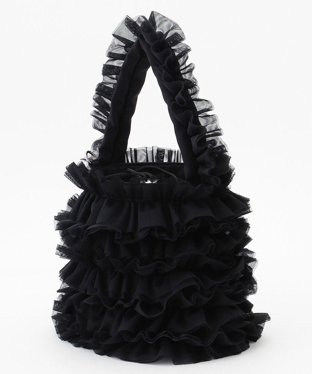 LA BAGAGERIE 【MONICA】チュールフリル2WAYバッグ 