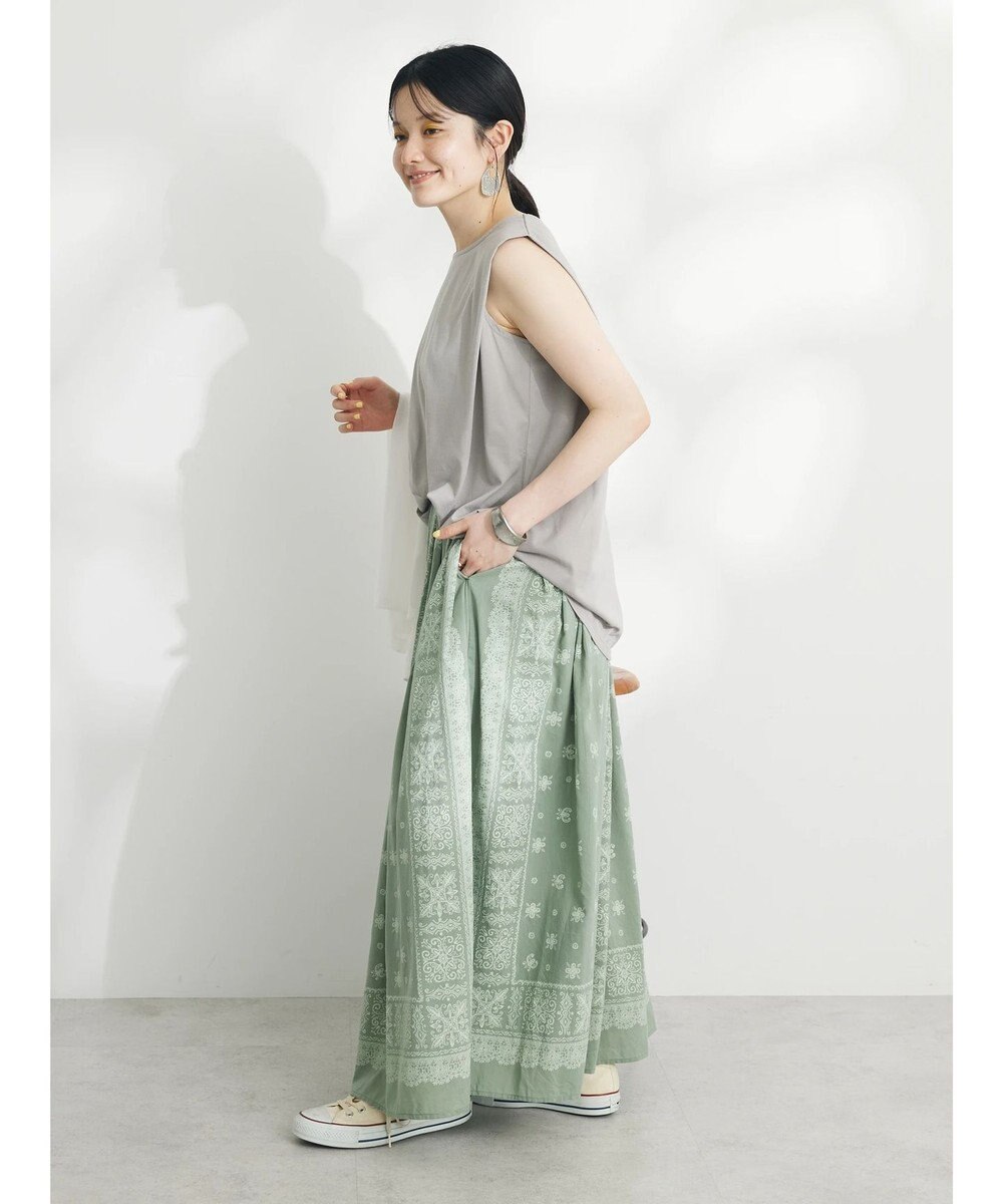 CRAFT STANDARD BOUTIQUE 肩タックノースリーブプルオーバー 