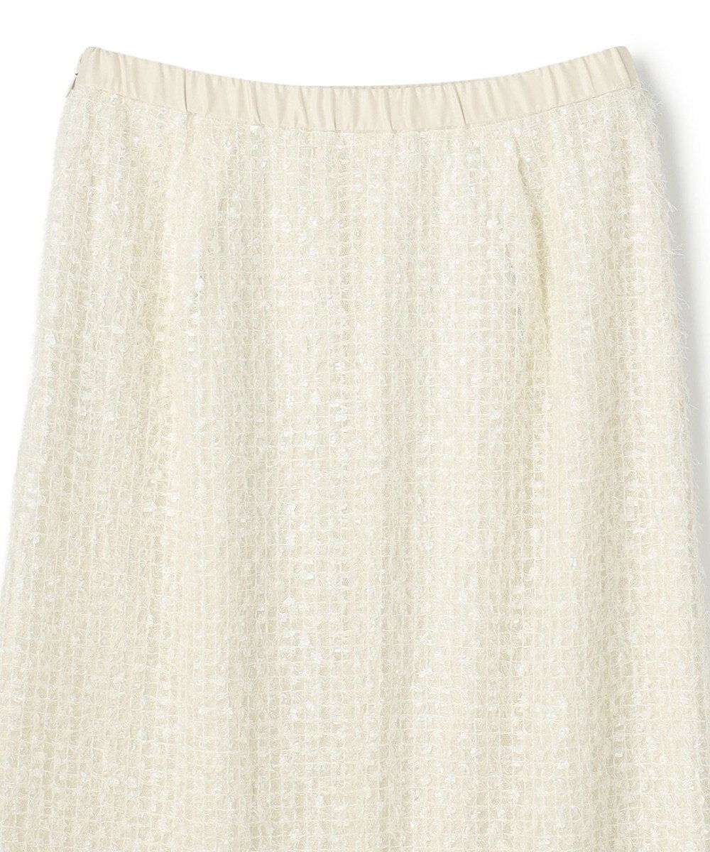 UNFILO L エアリーヤーン Iラインスカート 