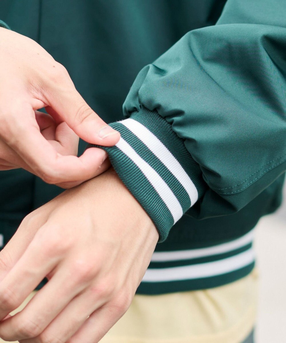 WEGO 【ユニセックス着用ITEM】2WAYフードワッペンスタジャン 