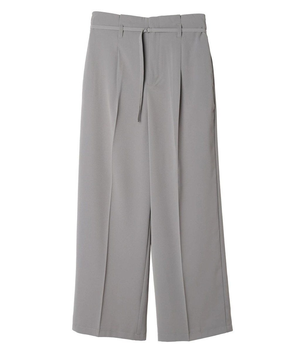 Green Parks きれいシルエットパンツ（ベルト付きとろみワイド） 