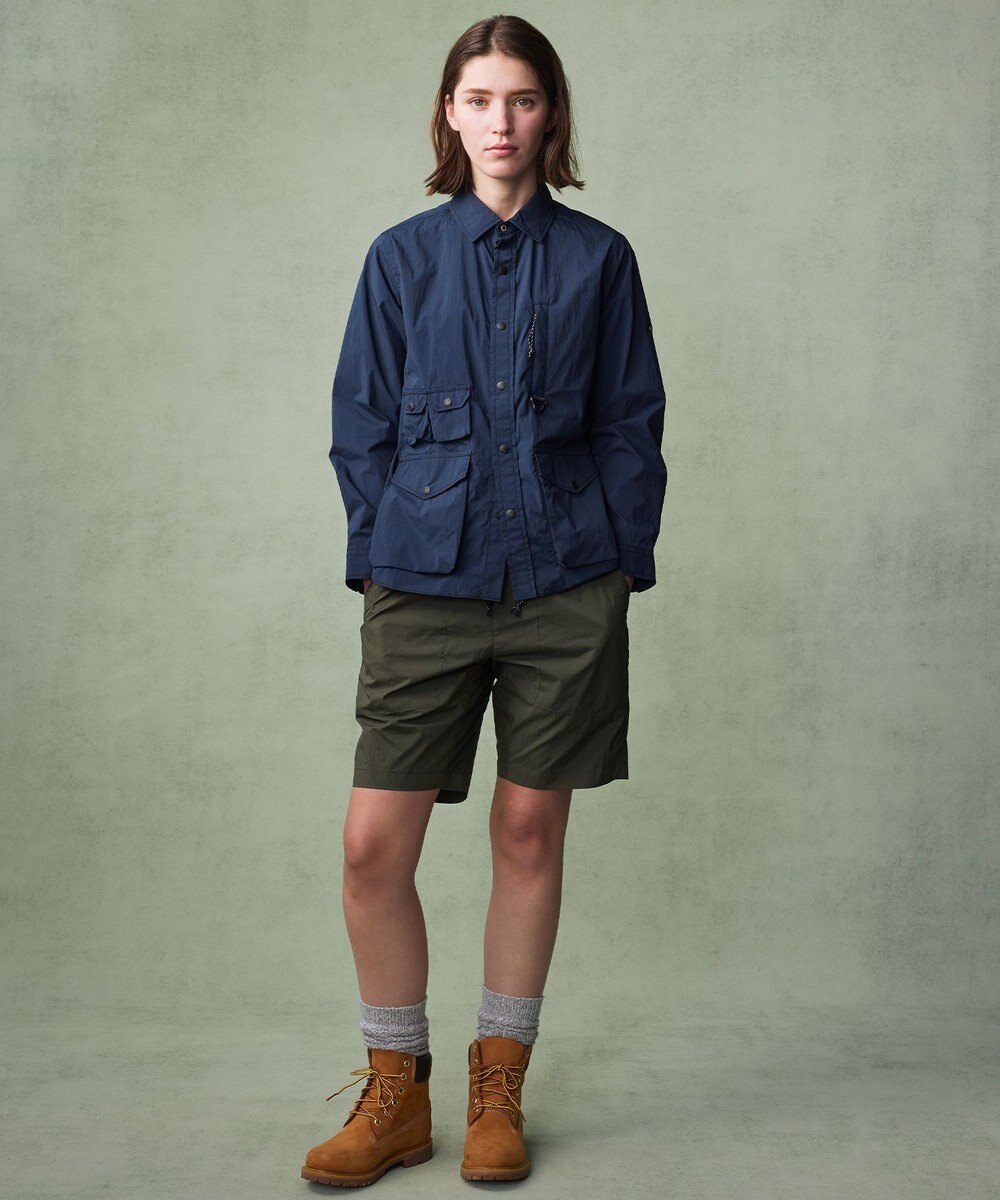 JOSEPH ABBOUD MOUNTAIN 【軽量/ストレッチ/ECO撥水】ライトワッシャーストレッチ アウトドア シャツ 