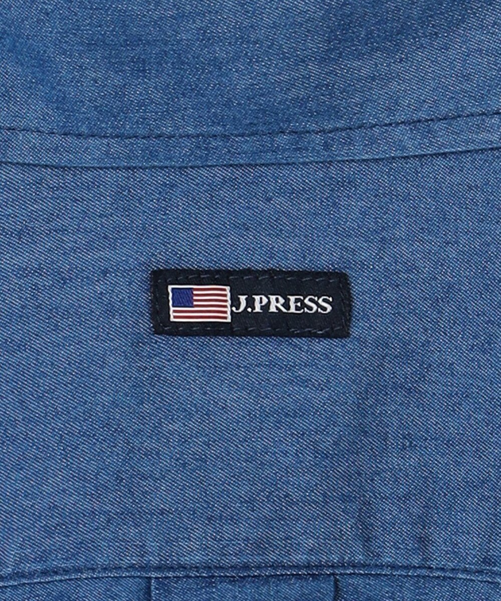 J.PRESS KIDS 【140-170cm】バックブル ダンガリー 半袖シャツ 