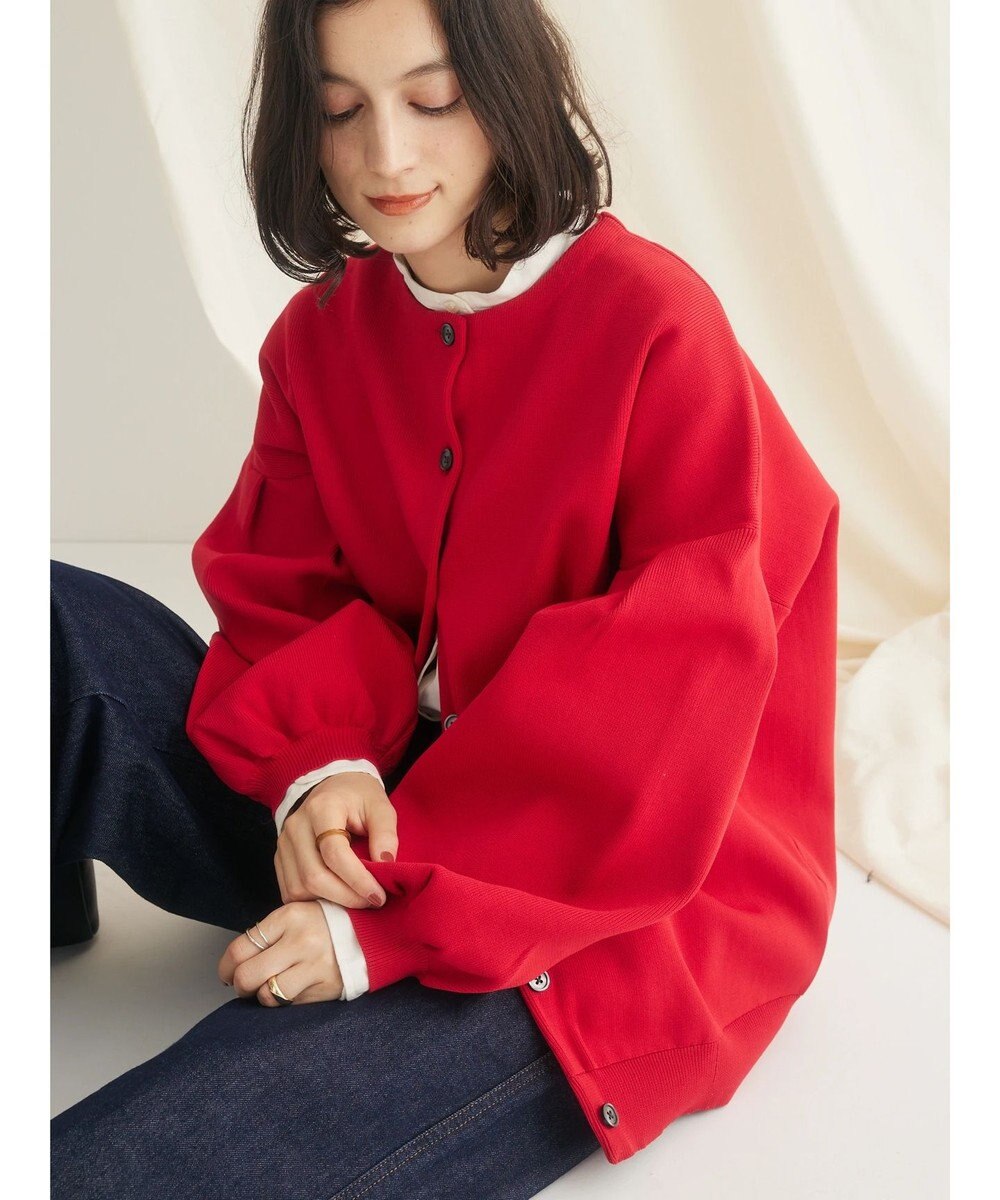 CRAFT STANDARD BOUTIQUE リサイクルポリエステルニットカーディガン 