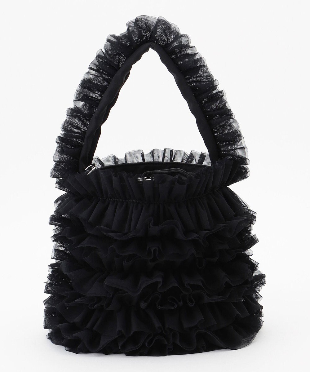 LA BAGAGERIE 【MONICA】チュールフリル2WAYバッグ 