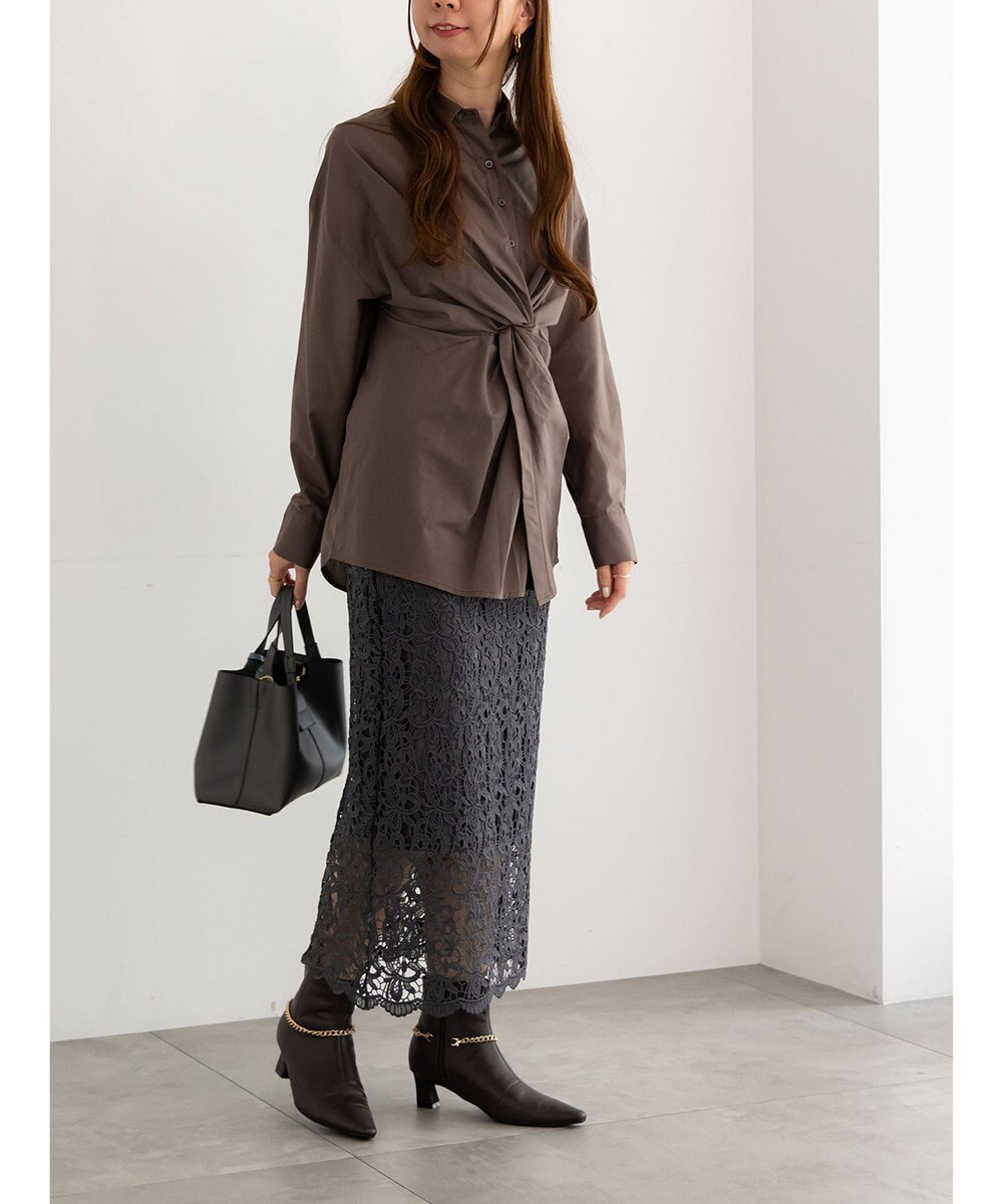 Te chichi ケミカルレースナロースカート《2025Autumn catalog vol.2 item》 