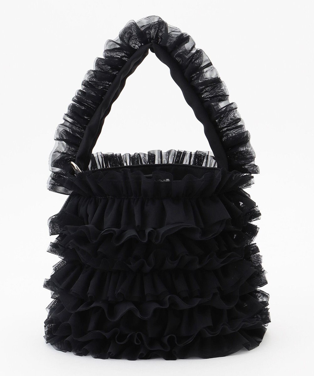 LA BAGAGERIE 【MONICA】チュールフリル2WAYバッグ 