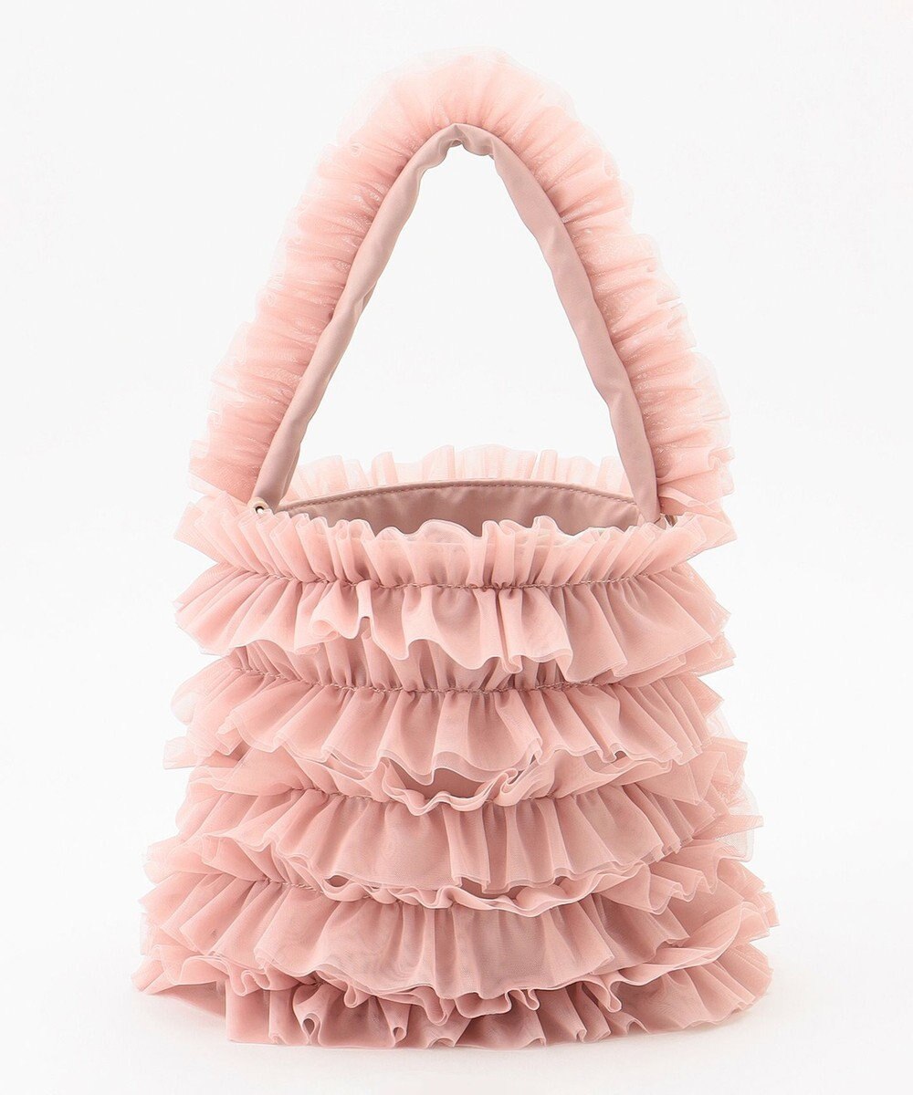 LA BAGAGERIE 【MONICA】チュールフリル2WAYバッグ 