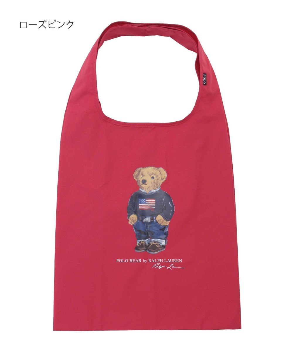 MOONBAT POLO RALPH LAUREN(ポロ ラルフローレン) ポケッタブルレインバッグ　フラッグベア 